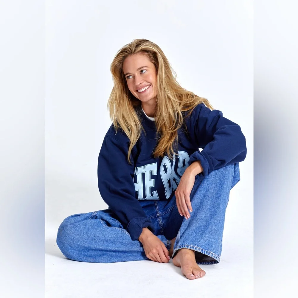 Pristine like new SOLD OUT! The Bar Varsity Sweatshirt Size: medium - Picture 3 of 16